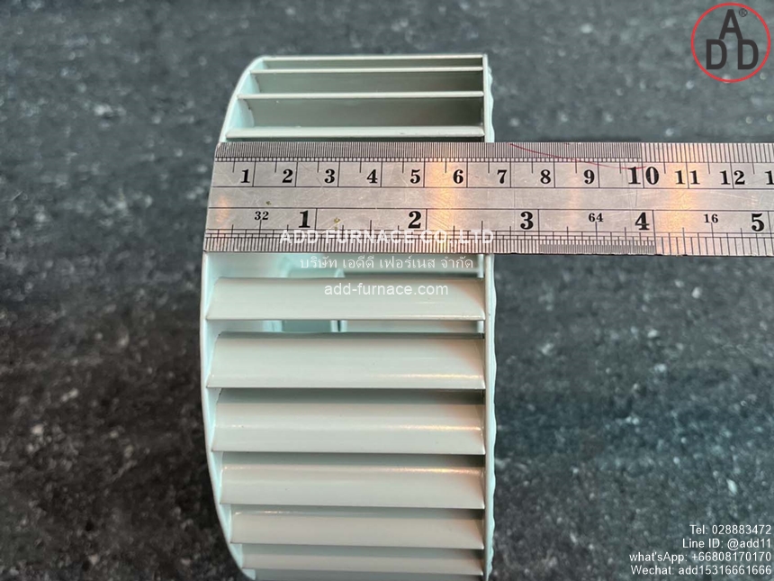 Pilot Burner Blower Wheel Size 160x65xOD12.4mm (8)